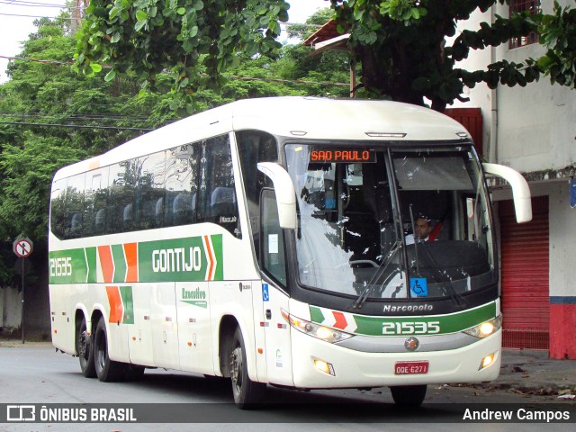 Empresa Gontijo de Transportes 21535 na cidade de Pirapora, Minas Gerais, Brasil, por Andrew Campos. ID da foto: 10728903.