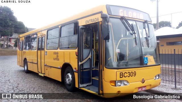 Transporte Coletivo Glória BC309 na cidade de Curitiba, Paraná, Brasil, por Busologia Gabrielística. Número da foto: #10728305.