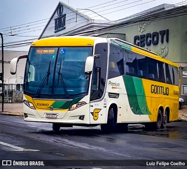 Empresa Gontijo de Transportes 15060 na cidade de Juiz de Fora, Minas Gerais, Brasil, por Luiz Felipe Coelho. Número da foto: #10761546.