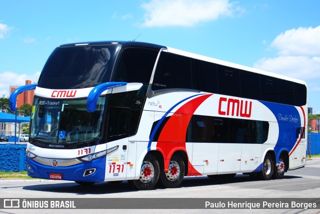 CMW Transportes 1171 na cidade de São Paulo, São Paulo, Brasil, por Paulo Henrique Pereira Borges. Número da foto: #10763065.