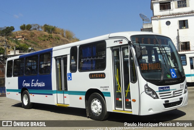 Gran Eufrasia Turística 011 na cidade de Barra do Piraí, Rio de Janeiro, Brasil, por Paulo Henrique Pereira Borges. Número da foto: #10762994.