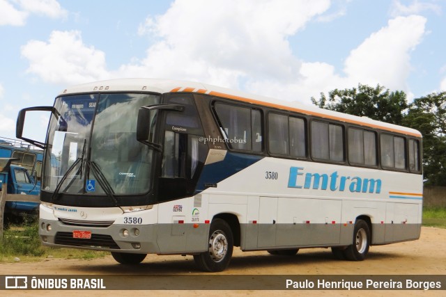 Emtram 3580 na cidade de Vitória da Conquista, Bahia, Brasil, por Paulo Henrique Pereira Borges. ID da foto: 10760782.