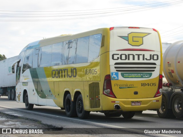 Empresa Gontijo de Transportes 18405 na cidade de Jaboatão dos Guararapes, Pernambuco, Brasil, por Glauber Medeiros. ID da foto: 10761488.