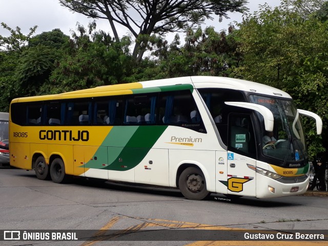 Empresa Gontijo de Transportes 18085 na cidade de São Paulo, São Paulo, Brasil, por Gustavo Cruz Bezerra. ID da foto: 10762427.