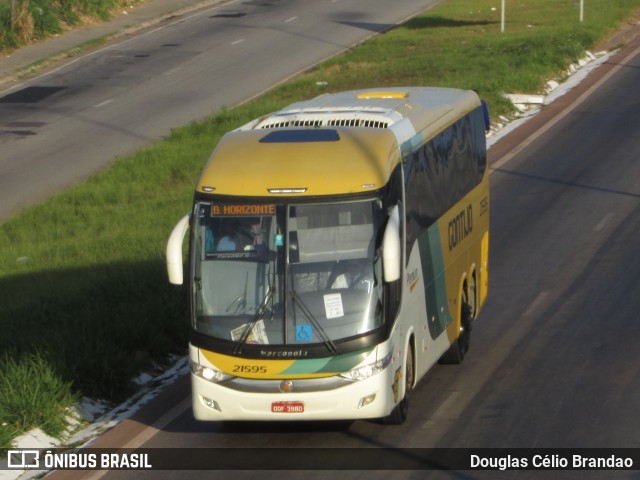 Empresa Gontijo de Transportes 21595 na cidade de Belo Horizonte, Minas Gerais, Brasil, por Douglas Célio Brandao. ID da foto: 10762161.