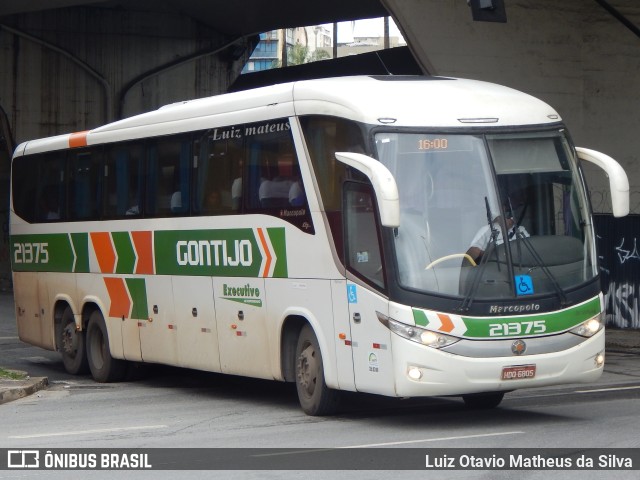 Empresa Gontijo de Transportes 21375 na cidade de Belo Horizonte, Minas Gerais, Brasil, por Luiz Otavio Matheus da Silva. ID da foto: 10765247.