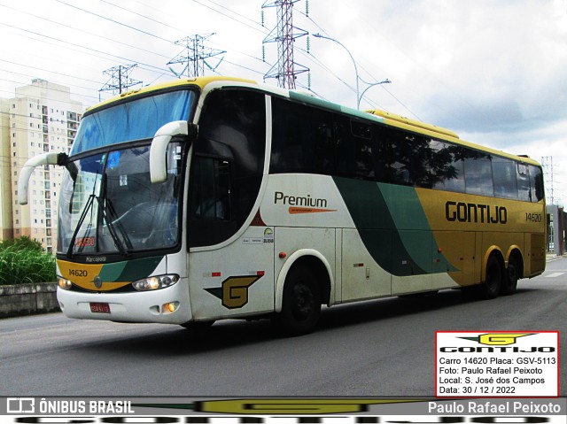 Empresa Gontijo de Transportes 14620 na cidade de São José dos Campos, São Paulo, Brasil, por Paulo Rafael Peixoto. Número da foto: #10764828.