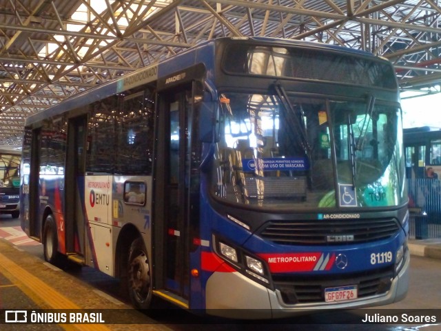 Next Mobilidade - ABC Sistema de Transporte 81.119 na cidade de Santo André, São Paulo, Brasil, por Juliano Soares. Número da foto: #10765512.