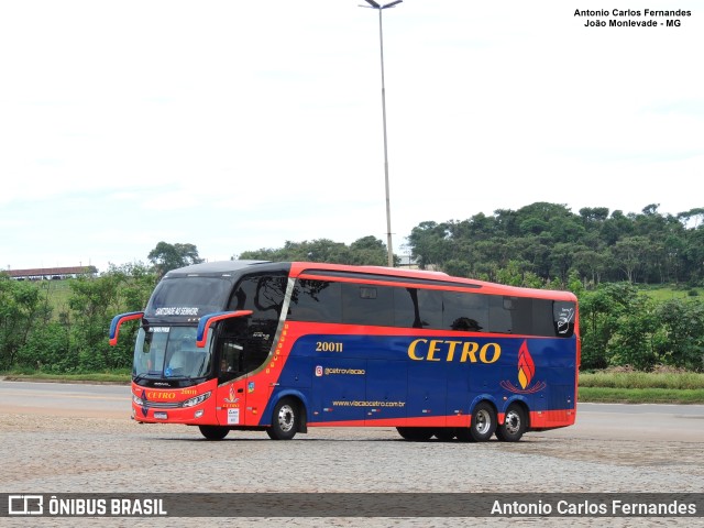 Viação Cetro 20011 na cidade de João Monlevade, Minas Gerais, Brasil, por Antonio Carlos Fernandes. Número da foto: #10765625.