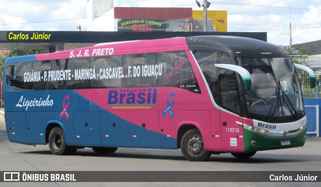 Trans Brasil > TCB - Transporte Coletivo Brasil 110210 na cidade de Goiânia, Goiás, Brasil, por Carlos Júnior. ID da foto: 10767098.