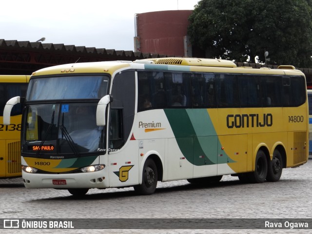 Empresa Gontijo de Transportes 14800 na cidade de Vitória da Conquista, Bahia, Brasil, por Rava Ogawa. ID da foto: 10766092.