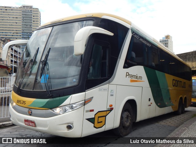 Empresa Gontijo de Transportes 18535 na cidade de Belo Horizonte, Minas Gerais, Brasil, por Luiz Otavio Matheus da Silva. ID da foto: 10765057.