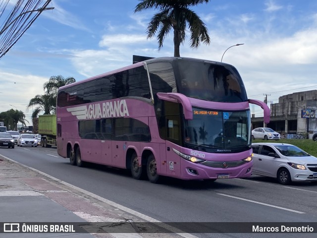 Viação Águia Branca 50410 na cidade de Serra, Espírito Santo, Brasil, por Marcos Demetrio. Número da foto: #10763478.