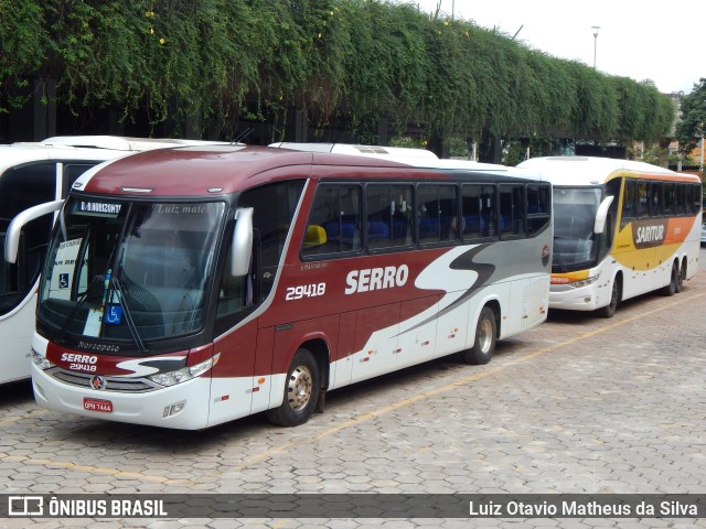 Viação Serro 29418 na cidade de Belo Horizonte, Minas Gerais, Brasil, por Luiz Otavio Matheus da Silva. Número da foto: #10765239.