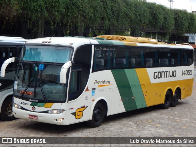 Empresa Gontijo de Transportes 14055 na cidade de Belo Horizonte, Minas Gerais, Brasil, por Luiz Otavio Matheus da Silva. ID da foto: 10765220.