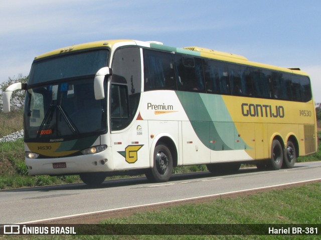 Empresa Gontijo de Transportes 14530 na cidade de Rio Manso, Minas Gerais, Brasil, por Hariel BR-381. ID da foto: 10766893.