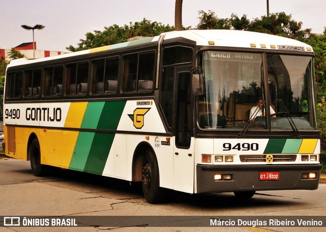 Empresa Gontijo de Transportes 9490 na cidade de São Paulo, São Paulo, Brasil, por Márcio Douglas Ribeiro Venino. ID da foto: 10767079.