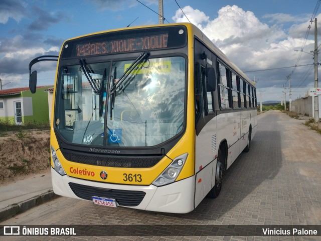 Coletivo Transportes 3613 na cidade de Caruaru, Pernambuco, Brasil, por Vinicius Palone. Número da foto: #10763572.