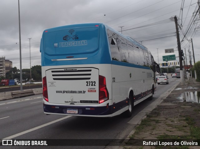 Viação Piracicabana 2732 na cidade de São Paulo, São Paulo, Brasil, por Rafael Lopes de Oliveira. Número da foto: #10766387.