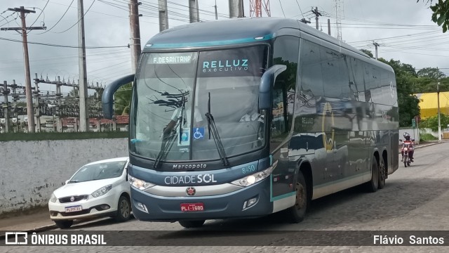 Viação Cidade Sol 8450 na cidade de Cruz das Almas, Bahia, Brasil, por Flávio  Santos. ID da foto: 10766313.