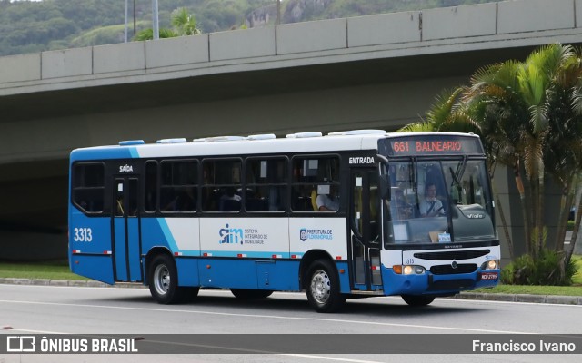 Emflotur - Empresa Florianópolis de Transportes Coletivos 3313 na cidade de Florianópolis, Santa Catarina, Brasil, por Francisco Ivano. Número da foto: #10766818.