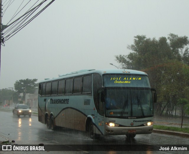 Transnorte - Transporte e Turismo Norte de Minas 66000 na cidade de Montes Claros, Minas Gerais, Brasil, por José Alkmim. ID da foto: 10764350.