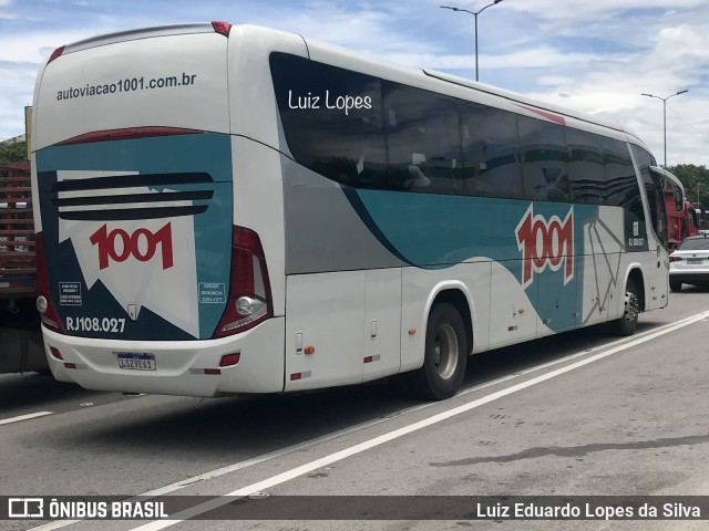 Auto Viação 1001 RJ 108.027 na cidade de Niterói, Rio de Janeiro, Brasil, por Luiz Eduardo Lopes da Silva. Número da foto: #10764656.