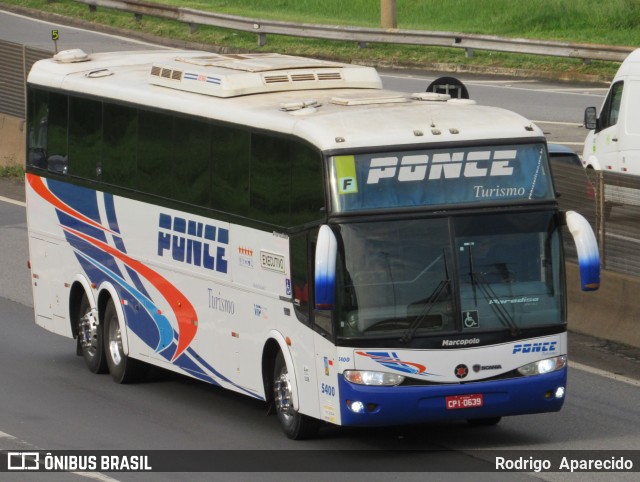 Ponce Turismo 5400 na cidade de Aparecida, São Paulo, Brasil, por Rodrigo  Aparecido. ID da foto: 10766217.