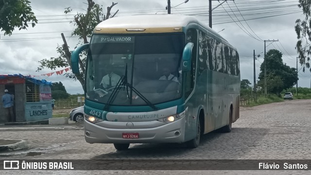 Auto Viação Camurujipe 4043 na cidade de Cruz das Almas, Bahia, Brasil, por Flávio  Santos. ID da foto: 10766266.