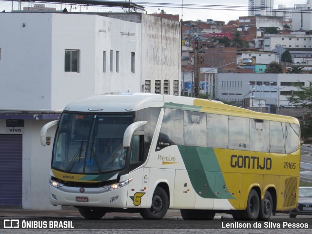 Empresa Gontijo de Transportes 18165 na cidade de Caruaru, Pernambuco, Brasil, por Lenilson da Silva Pessoa. ID da foto: 10764123.