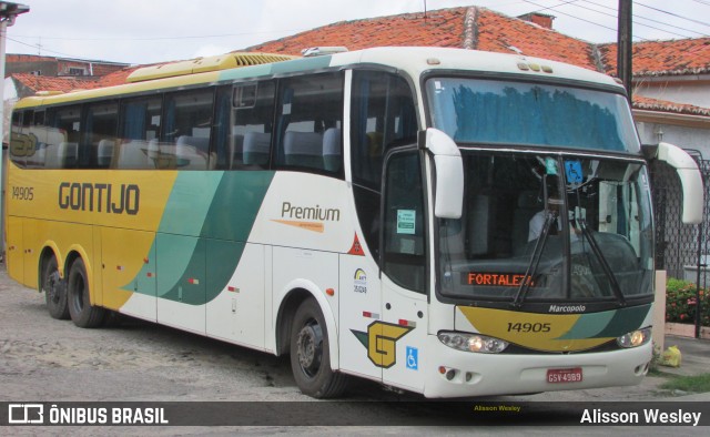 Empresa Gontijo de Transportes 14905 na cidade de Fortaleza, Ceará, Brasil, por Alisson Wesley. ID da foto: 10767052.