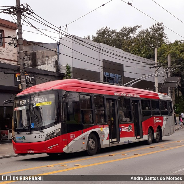 Himalaia Transportes > Ambiental Transportes Urbanos 4 1587 na cidade de São Paulo, São Paulo, Brasil, por Andre Santos de Moraes. ID da foto: 10764500.