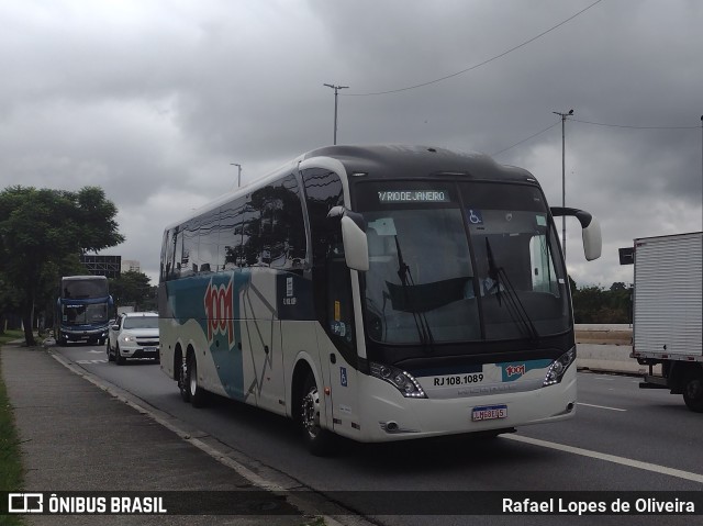 Auto Viação 1001 RJ 108.1089 na cidade de São Paulo, São Paulo, Brasil, por Rafael Lopes de Oliveira. ID da foto: 10763720.