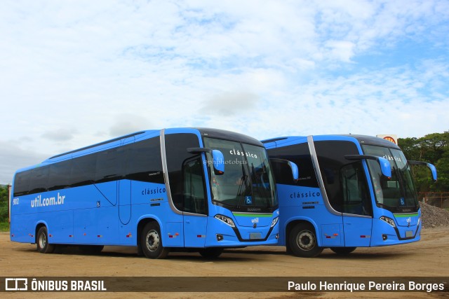 UTIL - União Transporte Interestadual de Luxo 9012 na cidade de Paracambi, Rio de Janeiro, Brasil, por Paulo Henrique Pereira Borges. ID da foto: 10768994.