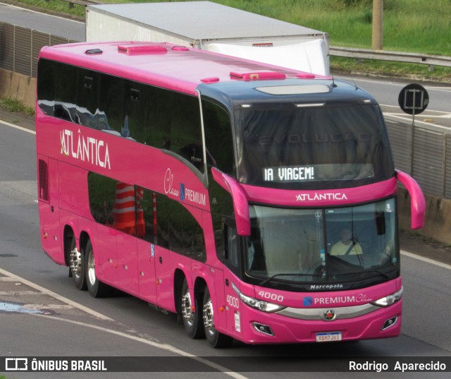Atlântica Turismo 4000 na cidade de Aparecida, São Paulo, Brasil, por Rodrigo  Aparecido. Número da foto: #10769006.