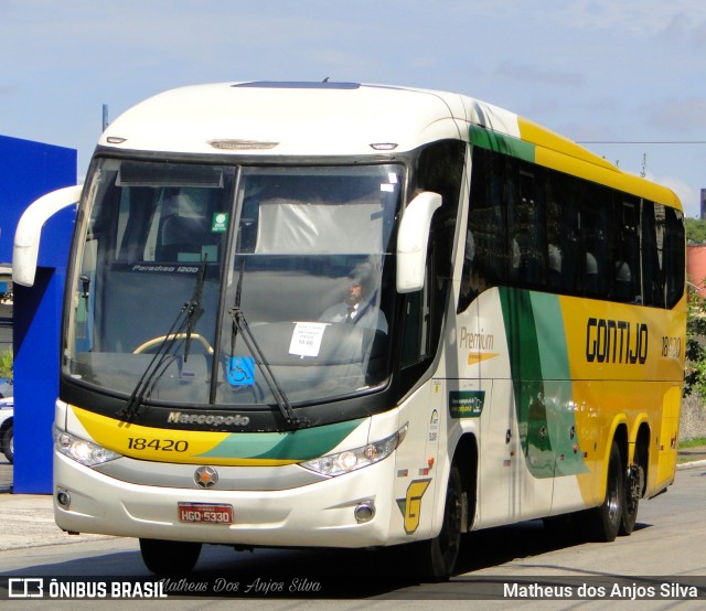 Empresa Gontijo de Transportes 18420 na cidade de São Paulo, São Paulo, Brasil, por Matheus dos Anjos Silva. ID da foto: 10768082.