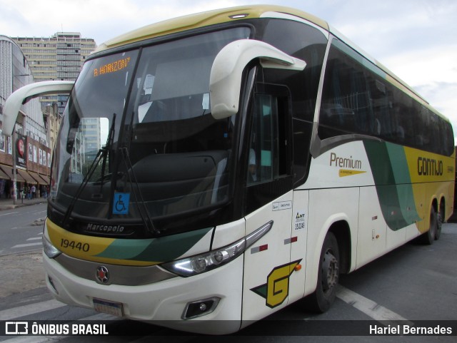 Empresa Gontijo de Transportes 19440 na cidade de Belo Horizonte, Minas Gerais, Brasil, por Hariel Bernades. ID da foto: 10767162.