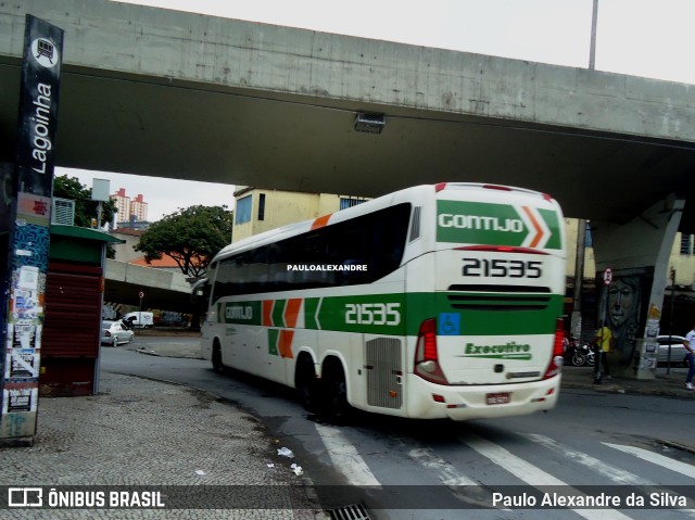 Empresa Gontijo de Transportes 21535 na cidade de Belo Horizonte, Minas Gerais, Brasil, por Paulo Alexandre da Silva. ID da foto: 10768565.