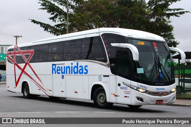 Empresa Reunidas Paulista de Transportes 168102 na cidade de São Paulo, São Paulo, Brasil, por Paulo Henrique Pereira Borges. ID da foto: 10769062.