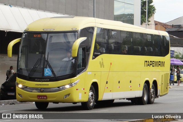 Viação Itapemirim 60021 na cidade de Rio de Janeiro, Rio de Janeiro, Brasil, por Lucas Oliveira. ID da foto: 10768810.