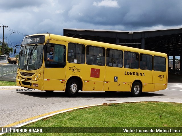 TCGL - Transportes Coletivos Grande Londrina 4435 na cidade de Londrina, Paraná, Brasil, por Victor Lucas de Matos Lima. Número da foto: #10772912.