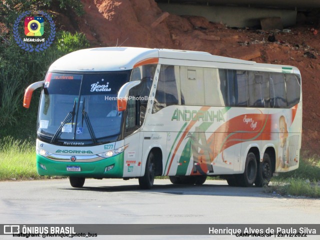 Empresa de Transportes Andorinha 6277 na cidade de Campinas, São Paulo, Brasil, por Henrique Alves de Paula Silva. ID da foto: 10770795.