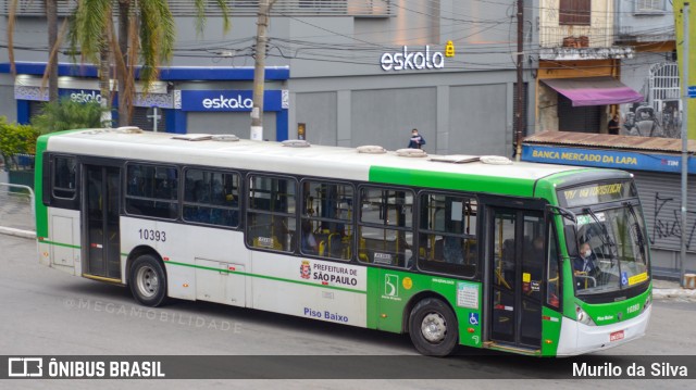 Viação Santa Brígida 1 0393 na cidade de São Paulo, São Paulo, Brasil, por Murilo da Silva. Número da foto: #10770636.