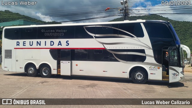 Reunidas Transportes Coletivos 31807 na cidade de Itapema, Santa Catarina, Brasil, por Lucas Weber Calizario. ID da foto: 10772996.