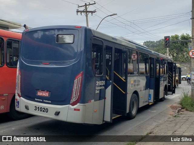 Bettania Ônibus 31020 na cidade de Belo Horizonte, Minas Gerais, Brasil, por Luiz Silva. ID da foto: 10772774.