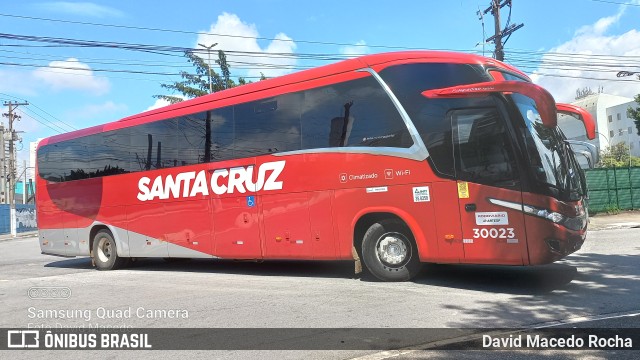 Viação Santa Cruz 30023 na cidade de São Paulo, São Paulo, Brasil, por David Macedo Rocha. Número da foto: #10771327.