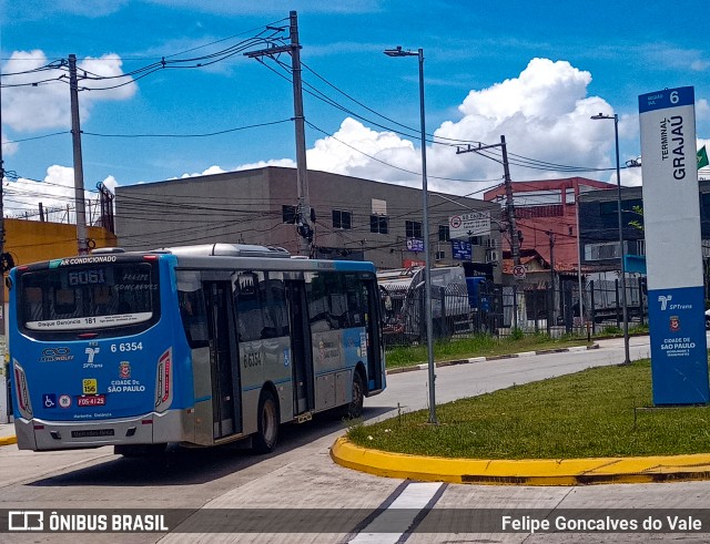 Transwolff Transportes e Turismo 6 6354 na cidade de São Paulo, São Paulo, Brasil, por Felipe Goncalves do Vale. ID da foto: 10773553.