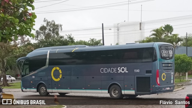 Viação Cidade Sol 9340 na cidade de Cruz das Almas, Bahia, Brasil, por Flávio  Santos. ID da foto: 10770709.