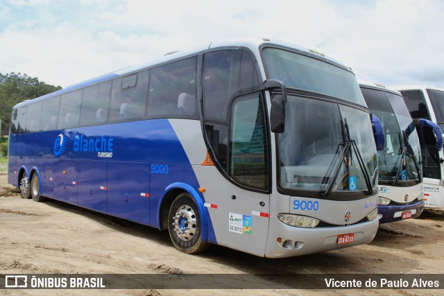 Blanche Transportes e Turismo 9000 na cidade de Aparecida, São Paulo, Brasil, por Vicente de Paulo Alves. Número da foto: #10770742.