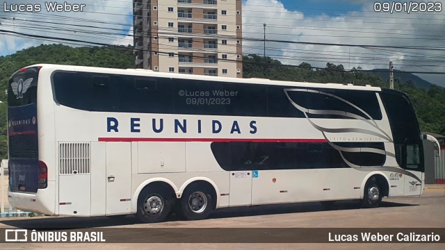 Reunidas Transportes Coletivos 31807 na cidade de Itapema, Santa Catarina, Brasil, por Lucas Weber Calizario. ID da foto: 10773001.